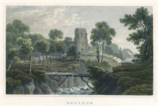 Wales, Rhuabon in Denbighshire, 1830