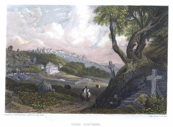 Portugal, Cork Convent near Cintra, 1835