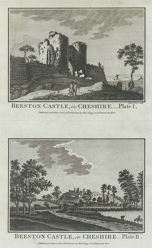 Cheshire, Beeston Castle, 1786