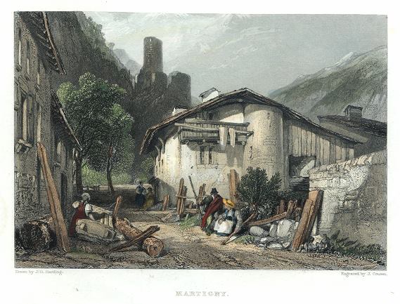 Switzerland, Martigny, 1835