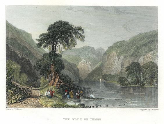 Greece, Vale of Tempe, 1835