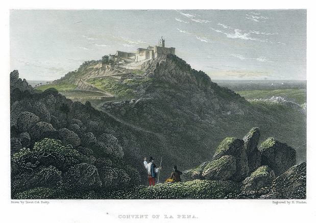 Portugal, Convent of La Pena, 1835