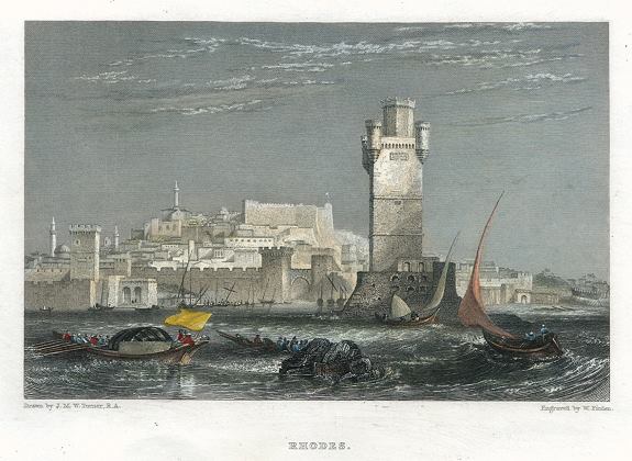 Greece, Rhodes, 1835