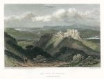 Italy, Gulf of Spezzia with castle near Sarzana, 1835
