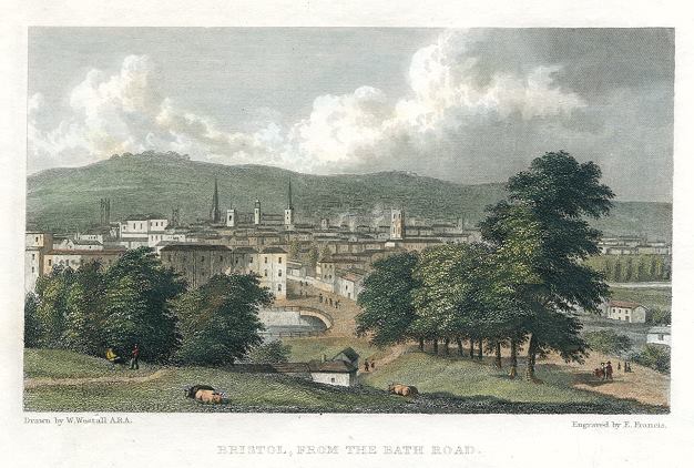 Bristol from the Bath Road, 1830