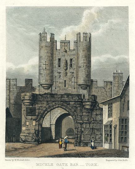 York, Micklegate Bar, 1830