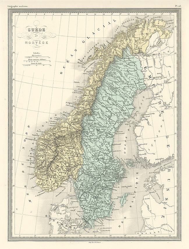 Sweden & Norway, 1860