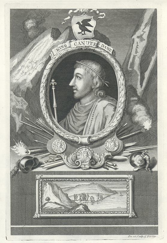 King Canute (c 995  November 1035), 1735