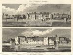 London, Old Somerset House & The Savoy, 1810