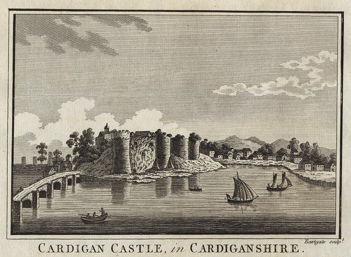 Wales, Cardigan Castle, 1786