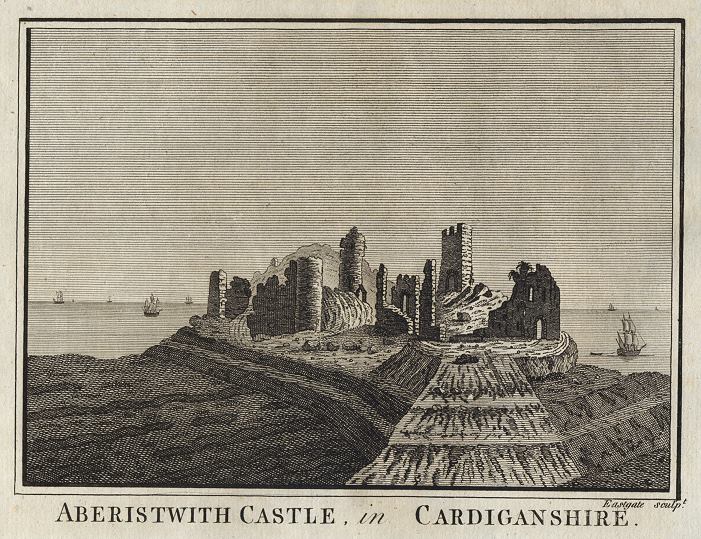 Wales, Aberistwith Castle, 1786