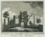 Wales, Langharne Castle in Carmarthenshire, 1786