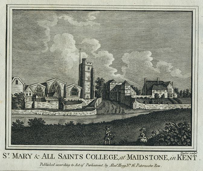 Kent, Maidstone, St.Mary & All Saints College, 1786