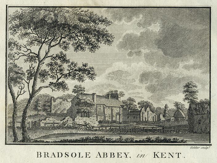 Kent, Bradsole Abbey, 1786