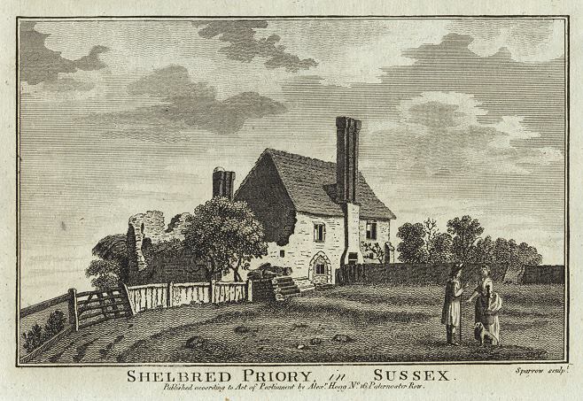 Sussex, Shelbred Priory, 1786