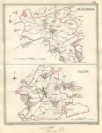 Wiltshire, Calne & Chippenham town plans, 1835