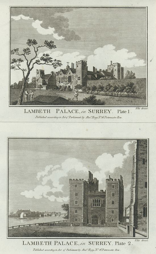 Surrey, Lambeth Palace, 1786