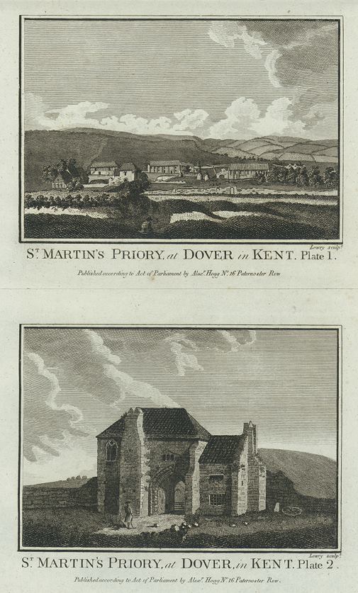 Kent, St.Martin's Priory at Dover, 1786