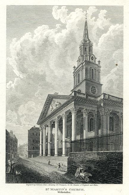 London, Westminster, St. Martin's Church, 1810