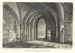 London, Entrance to the Temple Church, 1815