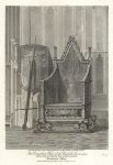 London, Coronation Chair in Westminster Abbey, 1813