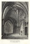 London, Westminster Abbey Cloisters, 1809