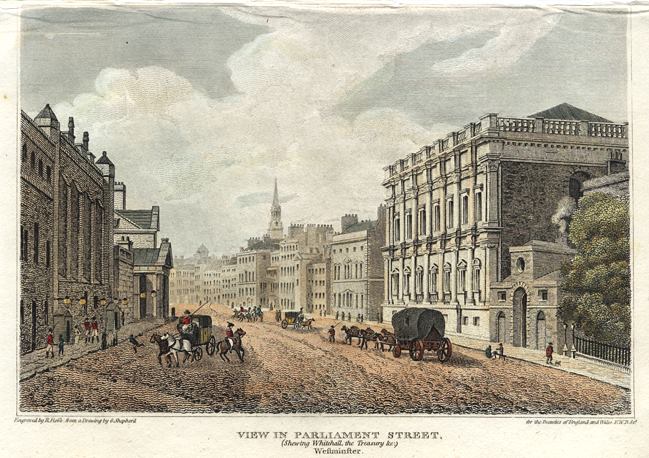 London, Parliament Street, Westminster, 1810