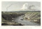 Durham, River above Sunderland Bridge, Westall, 1830