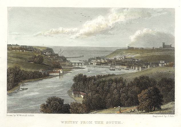 Yorkshire, Whitby view, 1830