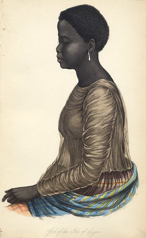 Philippines, Girl of Luzon, 1855