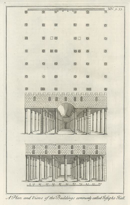 Egyptian architecture, Joseph's Hall, 1740