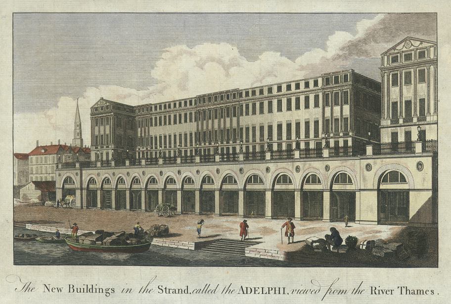 London, Adelphi, The Strand, 1786