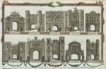 City gates of London, 1786