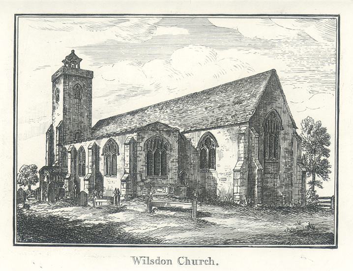 London, Wilsdon Church (Willesden), 1796