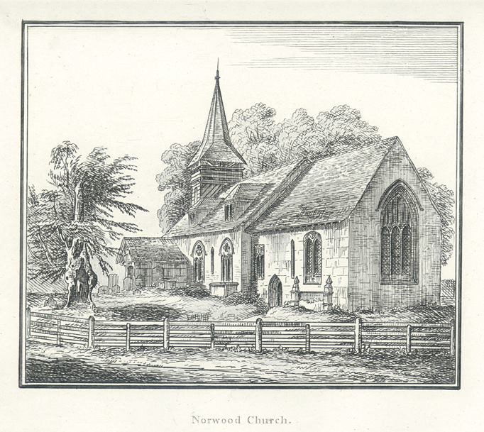 London, Norwood Church, 1796