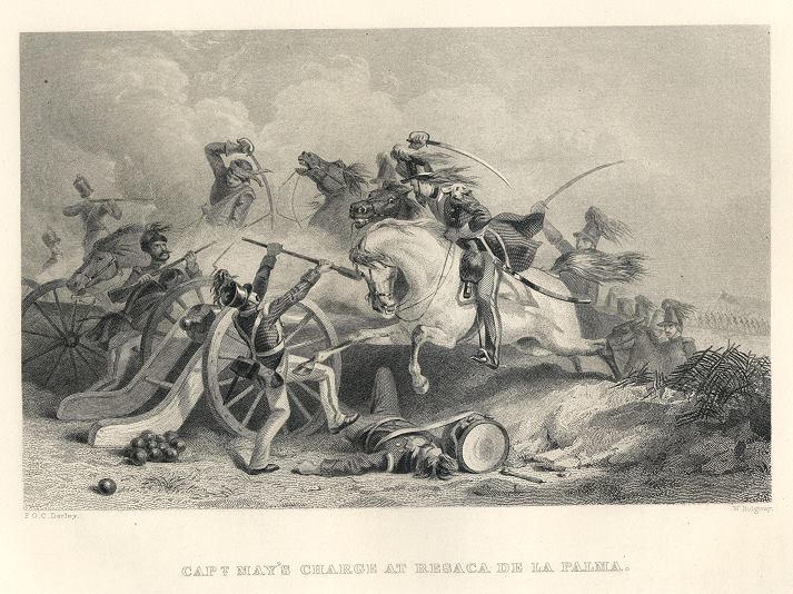 USA, Capt. May's Charge at Resaca de la Palma (1846), 1878