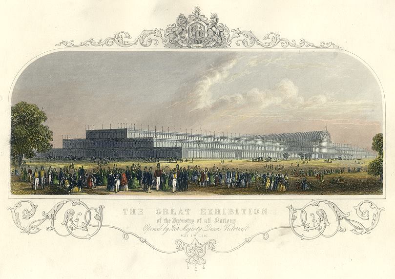 London, The Great Exhibition in 1851, published 1876