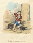 Taking Something, (beggar), Richard Dagley caricature, 1821