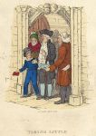 Taking Little, (church collection), Richard Dagley caricature, 1821