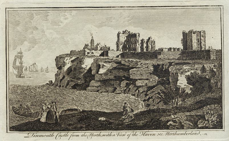 Northumberland, Tynemouth Castle, 1786