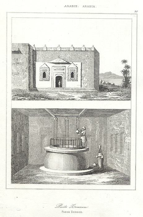 Arabia, Wells at Zemzen, 1843