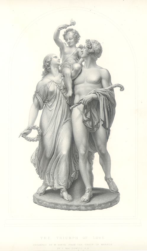 Scuplture, The Triumph of Love, 1850