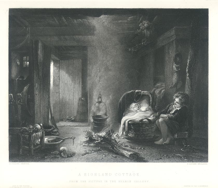 A Highland Cottage, 1850