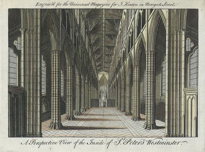 London, Westminster Abbey, 1752