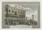 Italy, Venice, Stone of Proclamation, 1806
