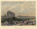 Lebanon, Ruins at Tyre, 1850