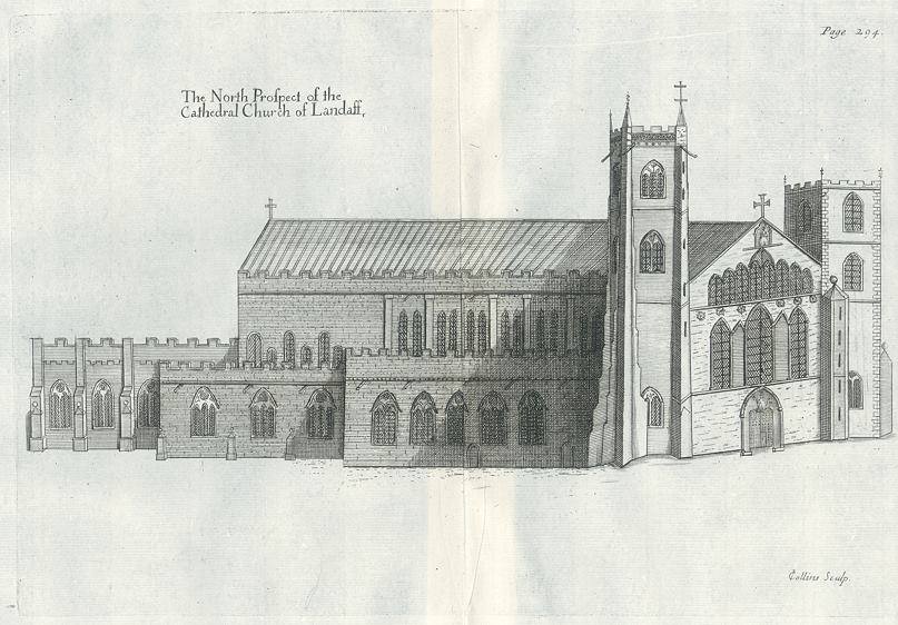 Wales, Llandaff Cathedral, 1673 / 1718