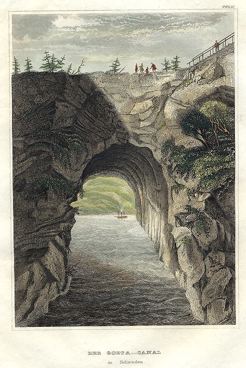 Sweden, the Gotha Canal, 1839