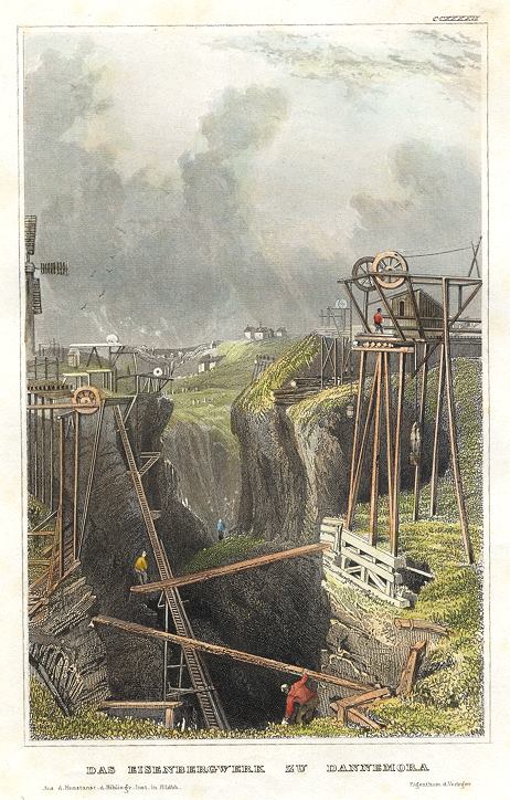 Sweden, Dannemora Iron Mine, 1839