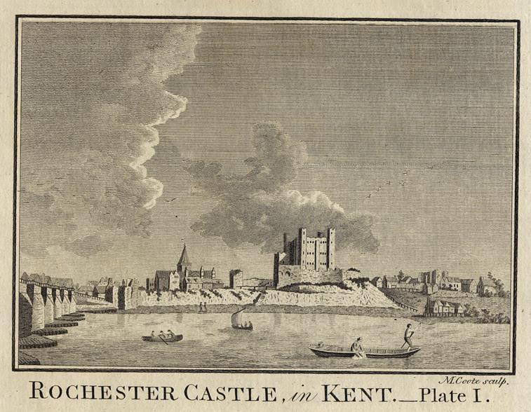 Kent, Rochester Castle, 1786